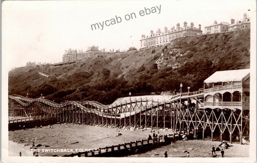 Postkarte folkestone bei - folkestone,