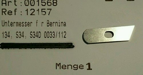 Bernina overlock s34d - bernina,