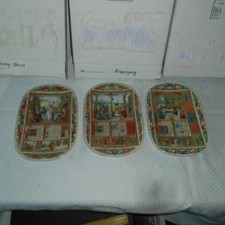 3 x Sammelteller Bradford Exchange Abendmahl Kreuzigung Auferstehung Neu OVP