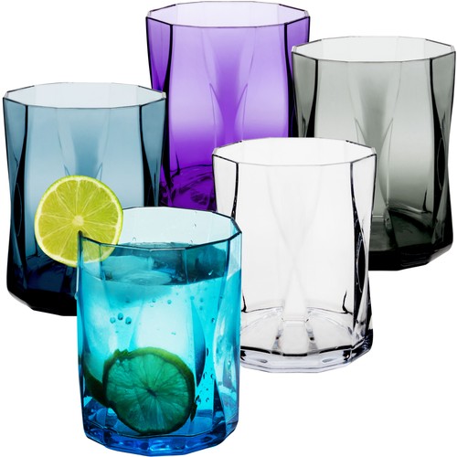 Camping glas 300 450ml bunt - glas,