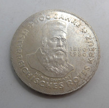 500 Schilling Österreich 1980 100 Jahre Rotes Kreuz Silber Münze silver coin