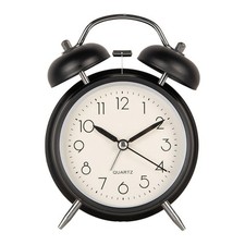 Wecker CLOCK schwarz aus