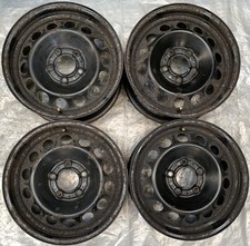 4 Genuine BMW Steel Wheel Rim