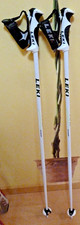 LEKI Fine  Alpin Skistöcke weiß Aluminium 105 cm.