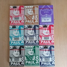 9 Paulson Poker Decks Karten