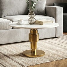 Couchtisch 60cm rund Marmor