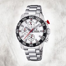Festina Stahl Kinder Uhr F20457/1 Armbanduhr silber Junior Collection UF20457/1