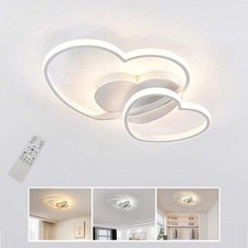 Herzform Modern LED Deckenleuchte Dimmbar Kinderzimmer Deckenlampe Fernbedienung