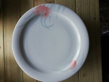 Winterling Schwarzenbach Bavaria Speiseteller rosa Blumen Design