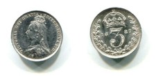 Pence großbritannien 1887 - 3,