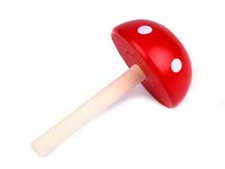 Stopfpilz aus Holz Fliegenpilz