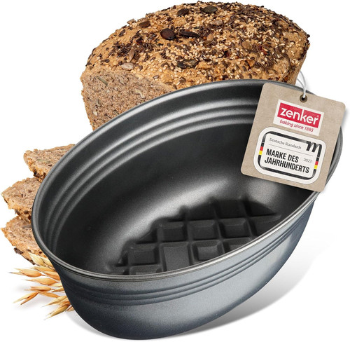 Zenker brotform oval - brotform, black