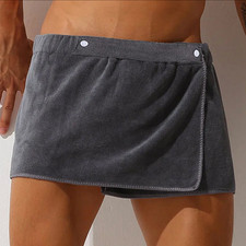 Saunatuch Herren Handtuch Saunakilt Sarong Kilt Wellness Sauna Klettverschluss