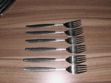 BSF Besteck Rauhreif,  Edelstahl 6 Gabel Menügabel Essgabel 