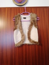 Damen Weste, Strick Weste, Creme / Beige, Herrlicher, Gr Xs. Neu