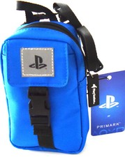 Playstation Tasche Primark Blau Crossbody Zip Handy Geldbörse Gamer Unisex
