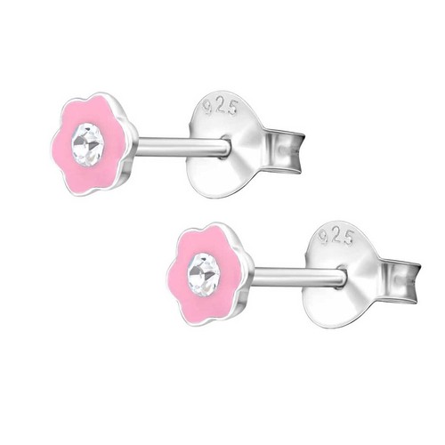 Kinder ohrringe blume - kinder, 925