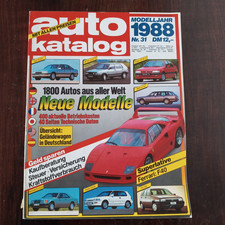 Auto Katalog Modelljahr 1988 -