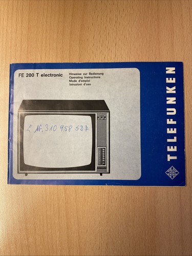 Bedienungsanleitung telefunken - bedienungsanleitung,