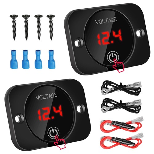 12v 24v led voltmeter - dc, auto