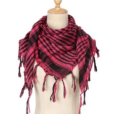 PLO TUCH Pali Arafat Kopftuch Halstuch Schal Punk Fransen Winter Mund & Gesichts