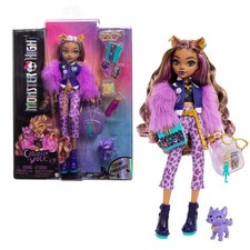 Monster High Clawdeen Wolf-Modepuppe mit Hund Crescent und Accessoires