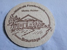 Bierdeckel , Einbecker ,  Waldcafe Forellenteich , Braunlage
