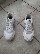 Adidas Turnschuhe, weiß/blau, Gr. 40, TOLL