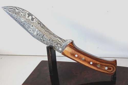 Massives damastmesser handmade - massives,