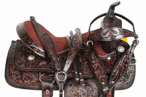 Western leder barrel racing - barrel,