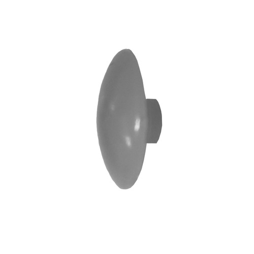 Abdeckkappe pvc graphit matt - pvc,