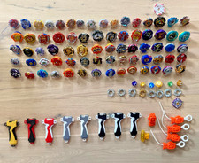 *** SCHNÄPPCHEN*** BEYBLADES Konvolut 72 Stück plus 13 Starter plus Ersatzteile