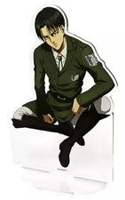 Acrylständer / Acrylplatte 16. Levi Ackerman Figur Acrylfigur sitzend