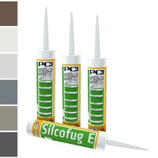 PCI Silcofug E Elastischer Dichtstoff Fuge Silicon Bad Sanitär Kartusche 310 ml 