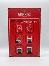 Blechschild Guinness 20x30cm Nostalgie Retro Reklame Vintage Geschenk Bier Deko