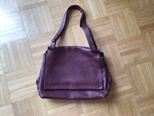 Damen Tasche Trägertasche Schultertasche Gianni Chiarini Leder Braun Brombeer ?