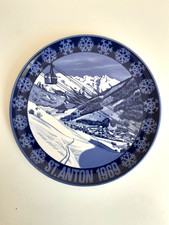 Wandteller  “St. Anton 1969” Kandahar Rennen Winter - Sammeln & Seltenes