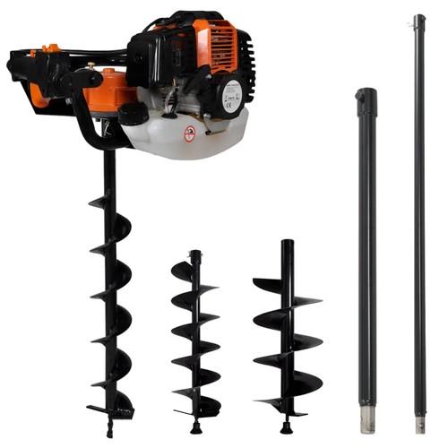 Benzin erdbohrer set - erdbohrer, 3x