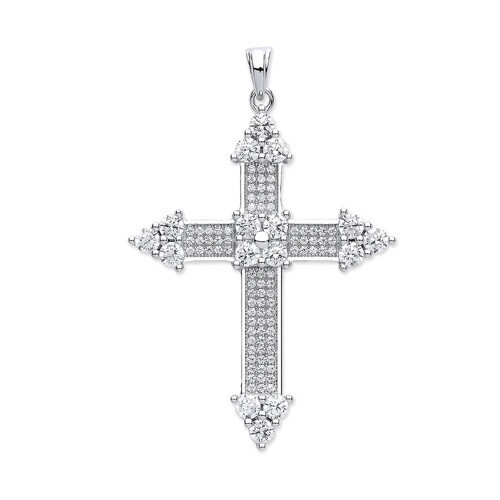 Kreuz anhänger sterling - anhänger,