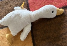 Steiff Gilda Gans Plüschtier Plüschgans liegend sehr guter Zustand unbespielt