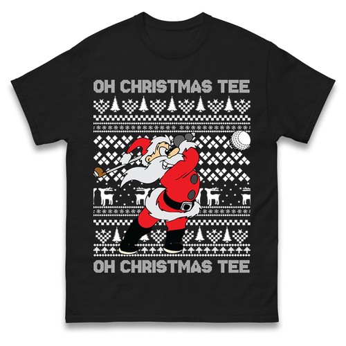 Golf weihnachten shirt - weihnachten, t-shirt
