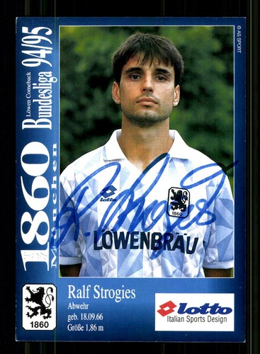 Ralf strogies autogrammkarte - ralf,