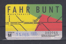 FAHR BUNT Monatskarte FVV 11. Februar 1994 (108)