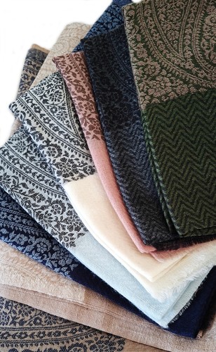 Pashmina stola merinowolle und - merinowolle,