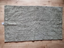 Spirella Badvorleger Badteppich groß oliv Naturmaterial 118 x 70 cm