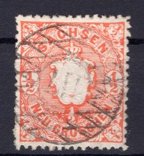 Sachsen Nummernstpl 117 FRAUENSTEIN auf  15 tadellos gest. (EA0099