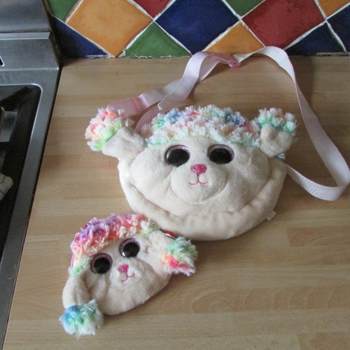 Rainbow poodle puppy - ty,