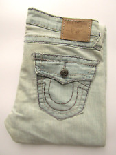 True Religion Becky Super T Slim Fit Damen Jeans W27 L31 Vintage Wash LEVD201