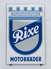 Emailschild Rixe Motorräder -