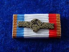 (A34-10) Bandspange Schleswig Holstein Jugend Feuerwehr Leistungsspange bronze